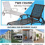 Chaise longue en aluminium coulé brun-153694645