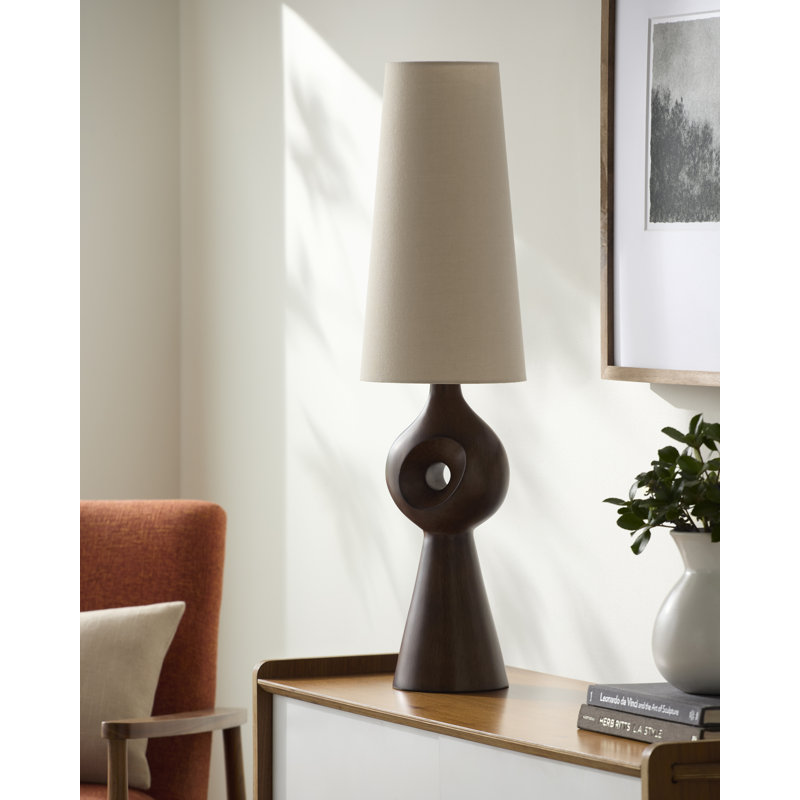 Dawes Table Lamp, Dark Brown