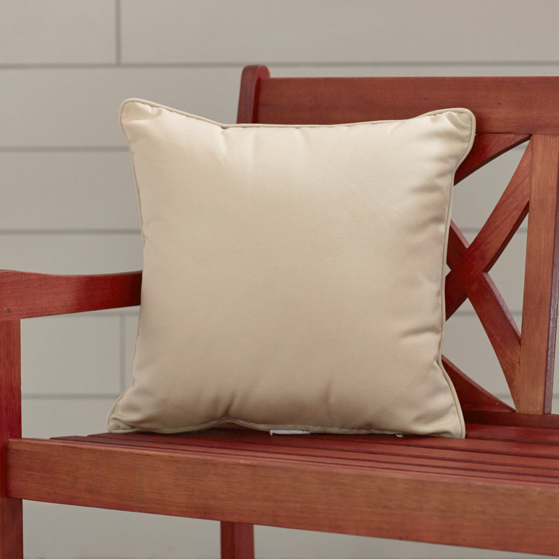 Sunbrella® Reversible Throw Pillow, 16" H x 16" W, Dolce Oasis