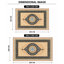 Serenity Large Area Rug With Non-Slip PVC Backing Oriental Style 200x300cm Carpet For Living Room, Bedroom, Lounge, Or Dining Room-1620250328-1612090753