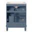 Meuble-lavabo 24 po avec lavabo en céramique, 2 tiroirs et tablette réglable