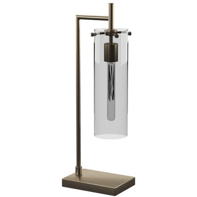 Lampe en laiton antique 24 po Gilbert