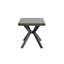 Table en aluminium coulé