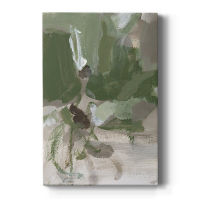 Thé vert II - peinture sur toile tendue