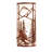 Jaira Steel Flush Mounted Sconce