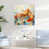 Cadre flottant blanc