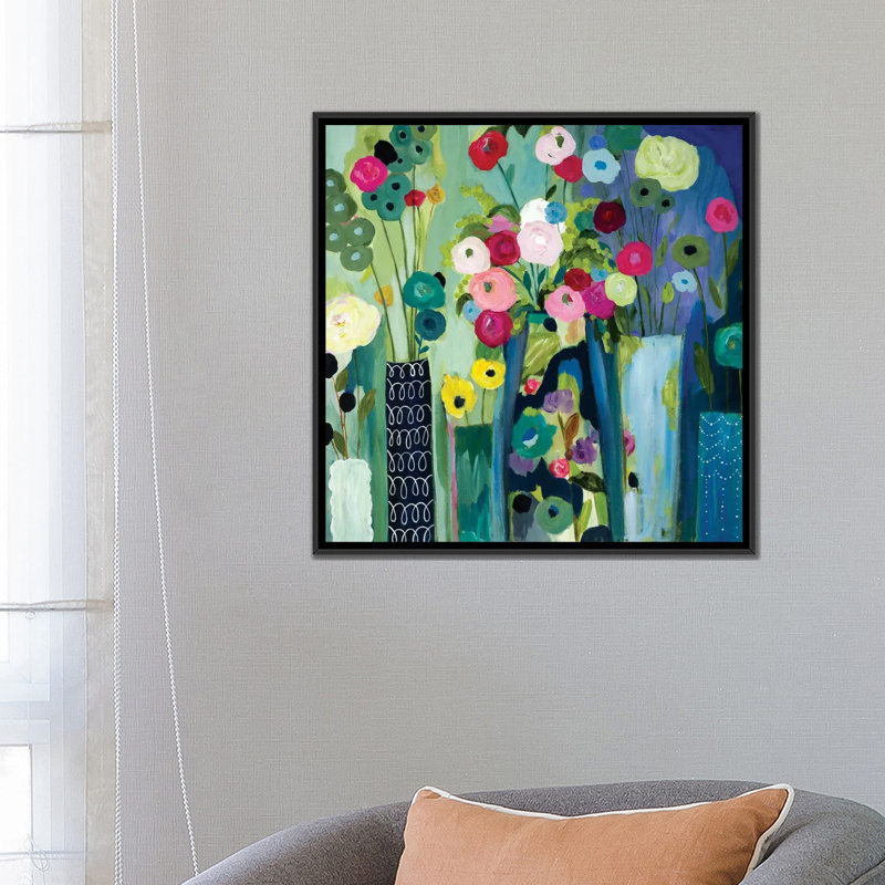 « create beauté every day », impression sur toile, H 26 po x l 26 po x P 1,5 po, Toile tendue, Pas de tapis