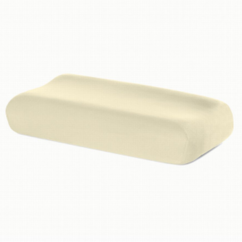 Jersey-Elasthan 100% Cotton Pillowcase, Ecru
