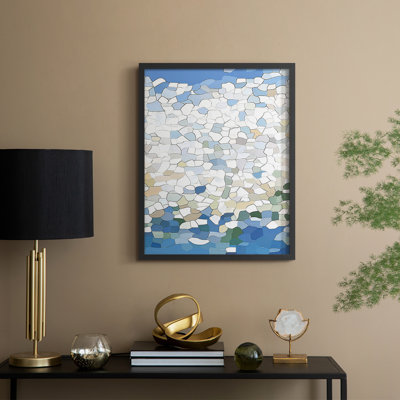 «Abstract Abstract», reproduction encadrée - prête à être accrochée - fabriquée aux États-Unis