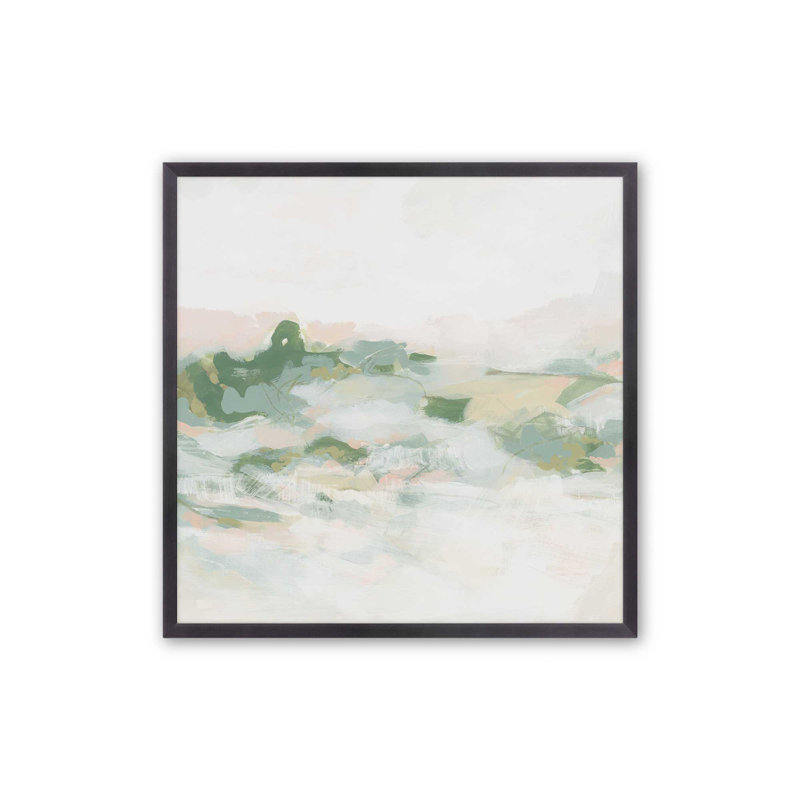Pastel Wilderness I, H 13,75 po x l 13,75 po, Encadrement ouvert, zinc vieilli