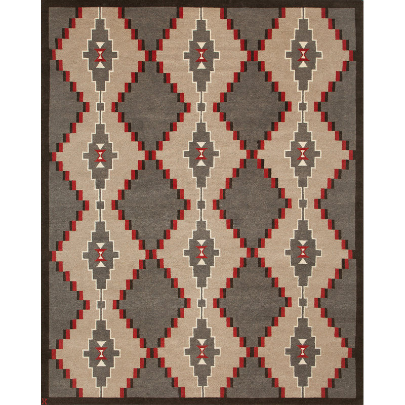 Mesa Wool Southwestern Area Rug, Rectangle 4' x 6'