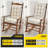 SUNROX Indoor/Outdoor Memory Foam Non Slip Rocking Chair Cushion-651712038-651712036