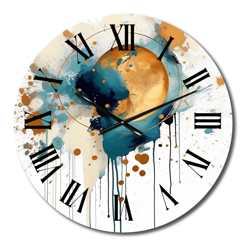 Metal Wall Clock, Medium