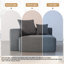 Chaise longue rembourrée en velours côtelé Osterhus-358744576