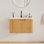 Meuble-lavabo mural simple flottant 24 po avec comptoir en céramique 24 po