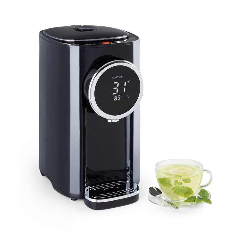 Klarstein 5L Stainless Steel Electric Tea Kettle, Black