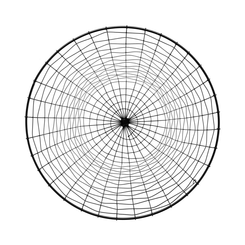 GET Panier de rangement robuste en fil de fer rond 11,5 po x 14 po x 15,5 po