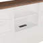 Lit plateforme Farmhouse avec porte de grange coulissante double, lit en bois rustique avec station de charge, support à lattes de bois-2038784821-2038784820