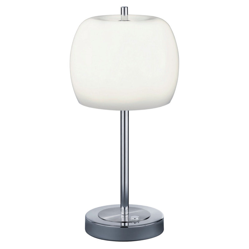 Lampe de table en nickel satiné 17 po Abbotsford