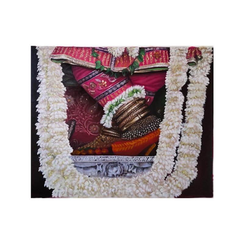 Pied de Dev Govind (Charan) | Huile sur toile | Par Jai Prakash Verma