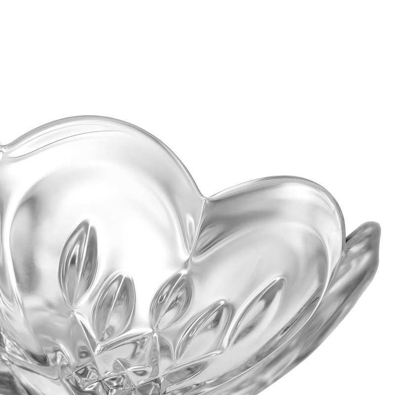 Giftology Lismore Heart Bowl 10cm 4in, Purple Box