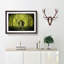 Marvellous Elephant in a Green Forest in Abstract - Picture Frame Painting Print-55770715-55770721