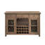 Server W/Cup Holder & Wine Rack