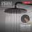 Rain Shower Head, 10 Inch Metal Large Rainfall Shower Head 1.75 GPM Matte Black-121679777-121679776