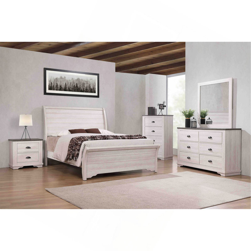 Meuble en bois 1Pc, Beige/gris