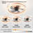 Modern LED Ceiling Fans With Lights Dimmable Embedded Installation Of Thin Ceiling Fans-1434354540