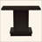 Engineered Wood Pedestal Console Table