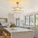 20'' Crystal Caged Mid Century Chandelier Ceiling Fan with Light Kit and Remote Control Included