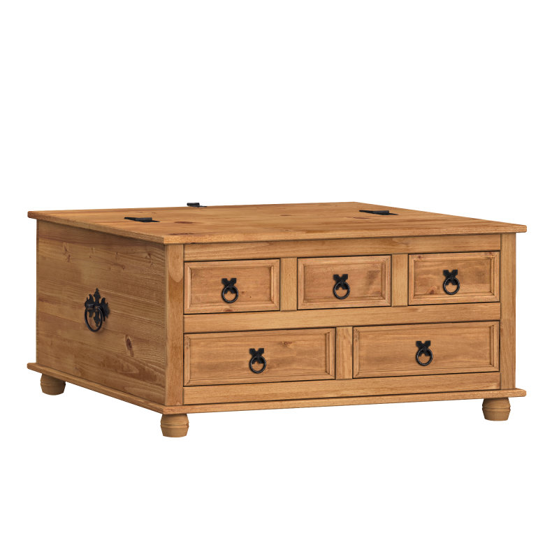 Bayhills Rectangle Accent Cabinet, Brown, Black