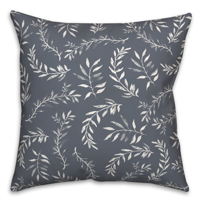  Floral Polyester Indoor/Outdoor Throw Pillow