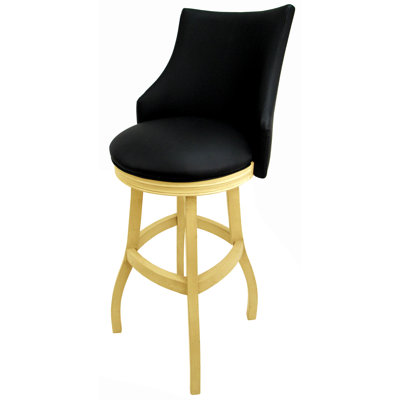 Tabouret pivotant en bois Ridfortore