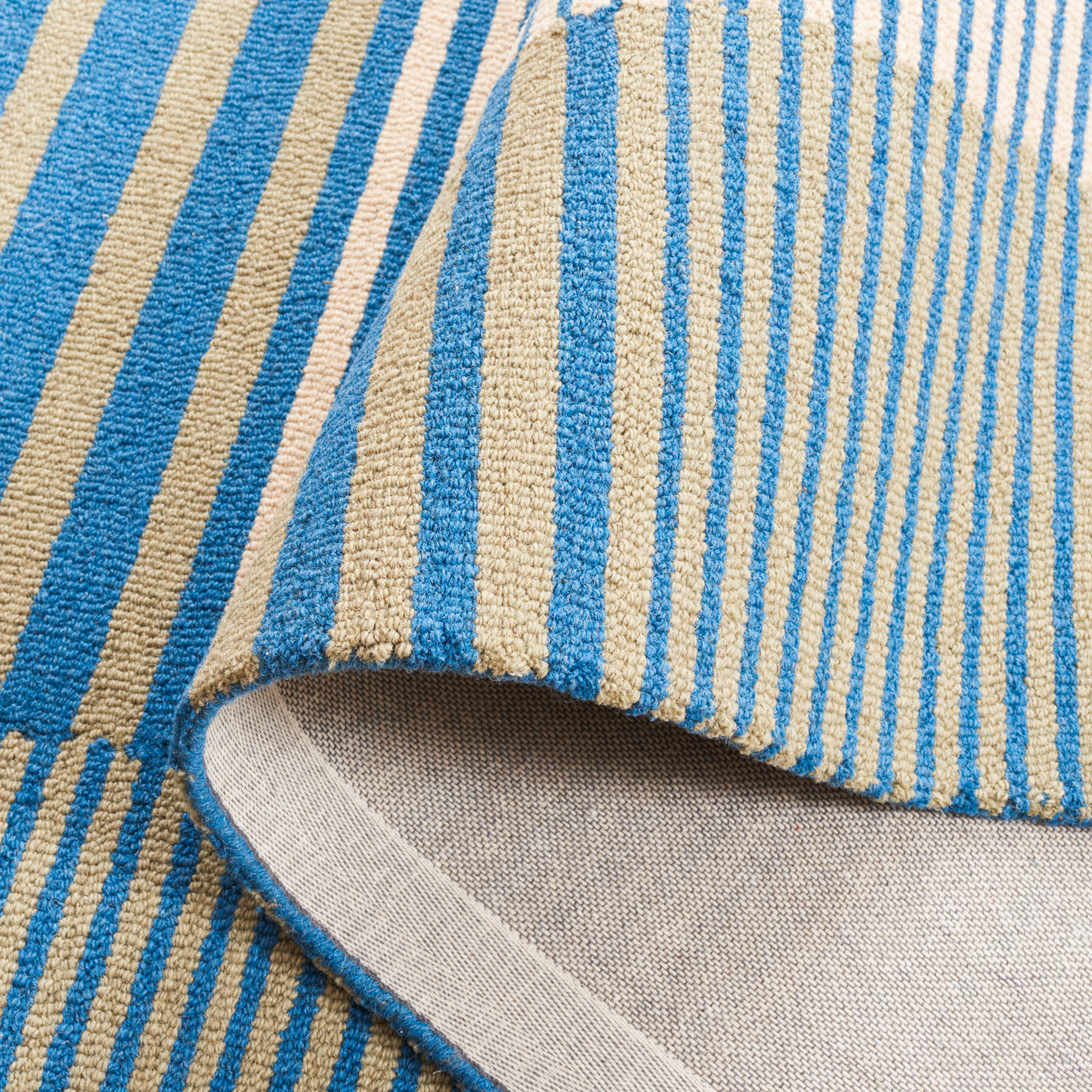 Fairhaven Hand-Tufted Striped Rug, Square 6'