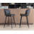 Upholstered Barstool With Footrest-105412415