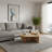 Modern Round Coffee Table With Raised Counter