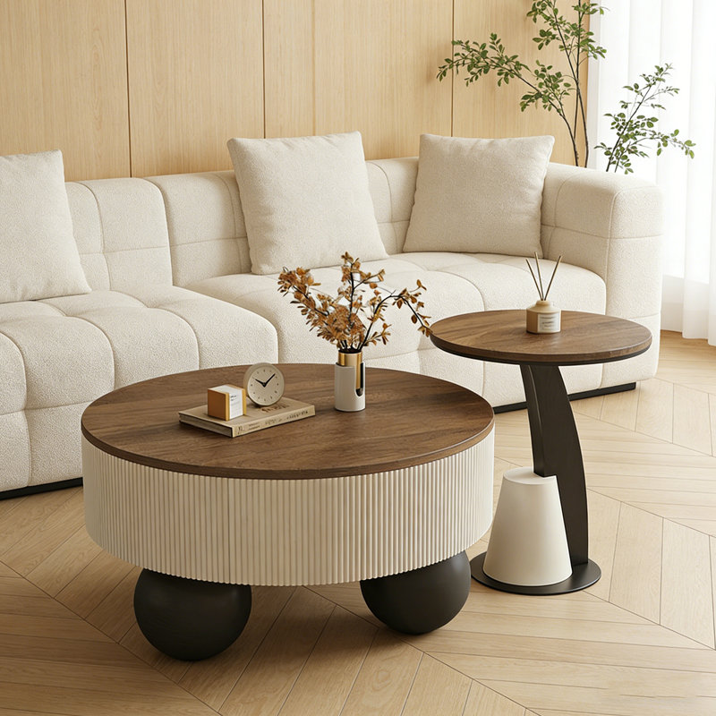 Allister, Noir / blanc, H 16,14 po x L 27,55 po x l 27,55 po