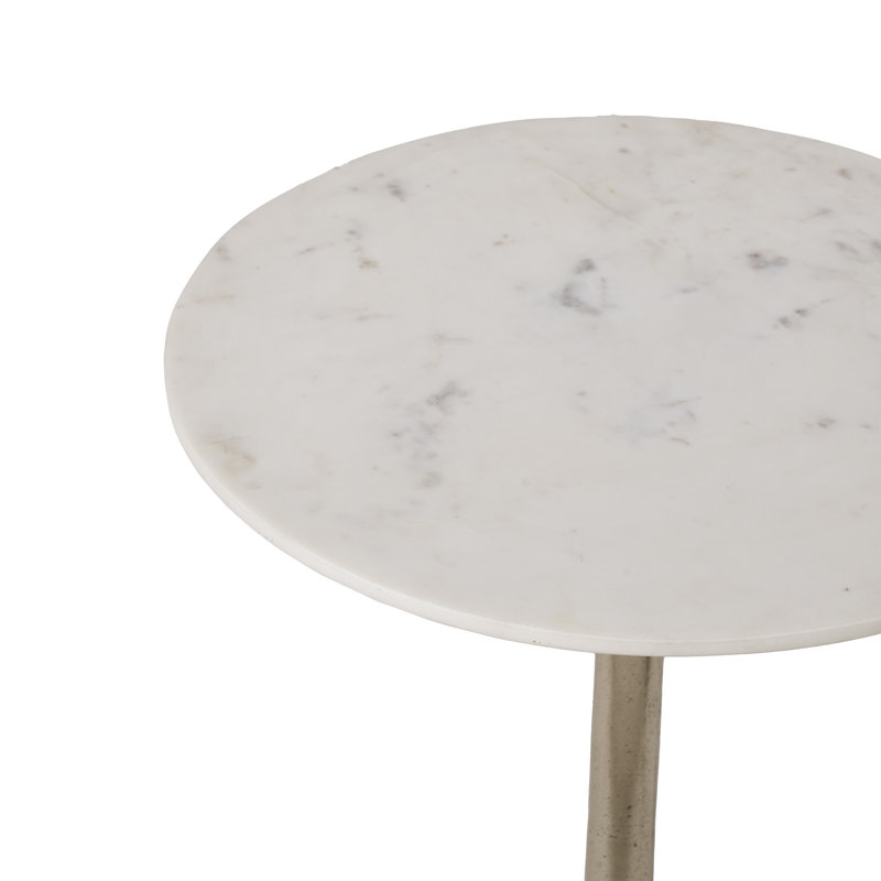 Eloa Table, White, Gray