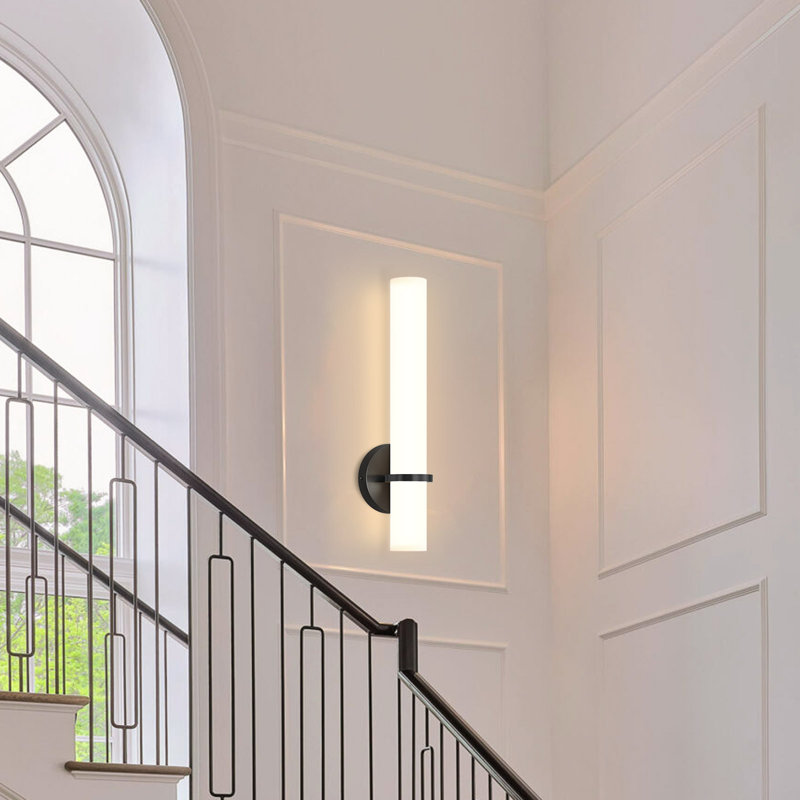 Led Wall Sconces Warm Light Wallchiere, Matte Black