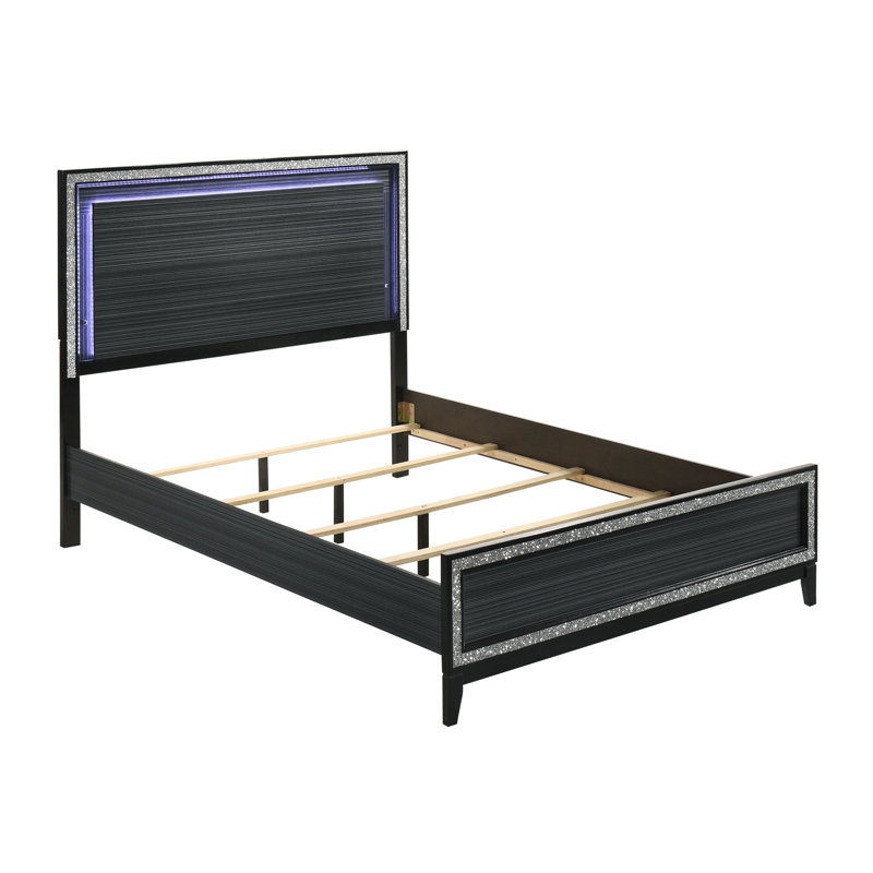 Correa Weathered Black Standard Bed