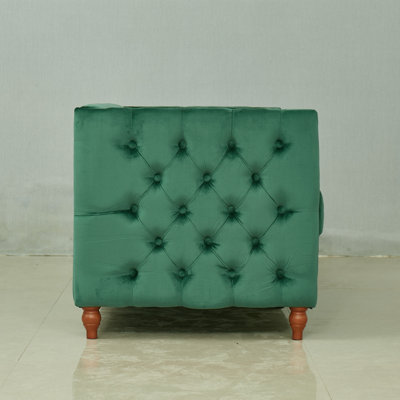  Fauteuil rembourré avec pieds en métal