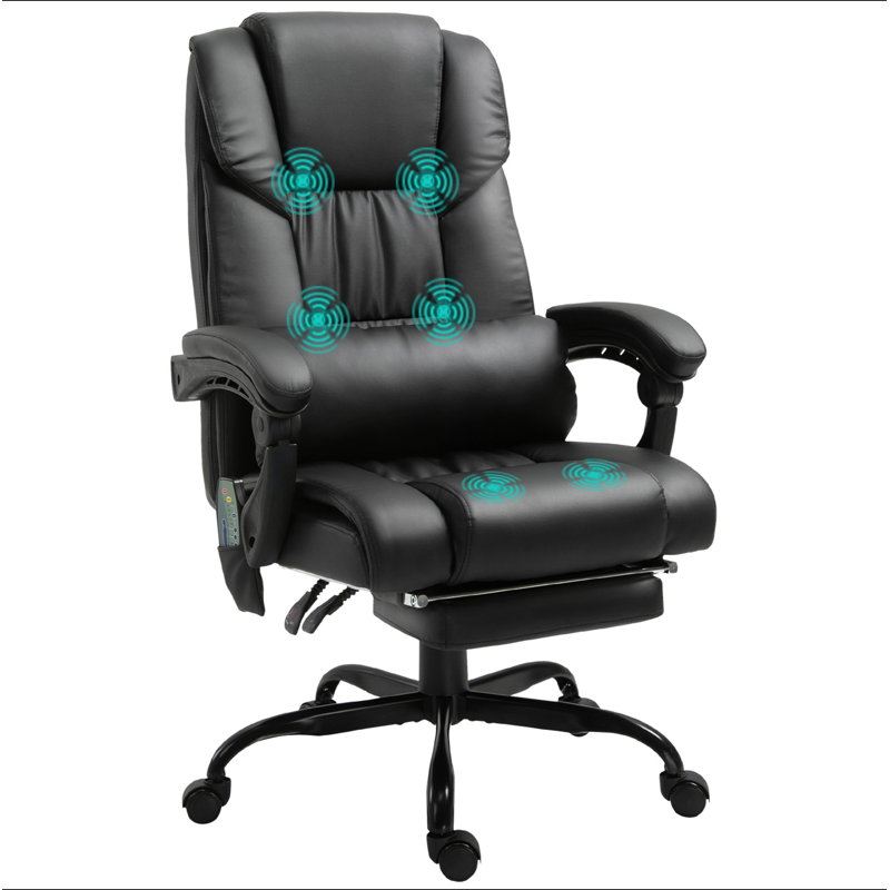 Chaise de bureau Vinsetto, Noir