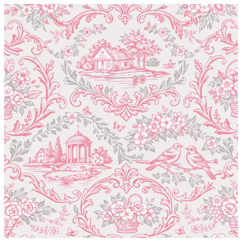 Couvre-lit matelassé rose Toile toutes tailles, Queen