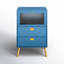 Armoire d'appoint à 2 tiroirs avec rangement Beppy