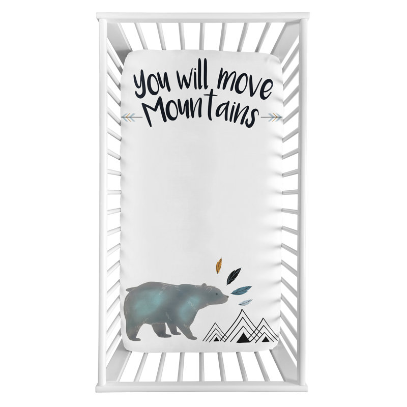 Drap-housse pour lit de bébé ours mountain