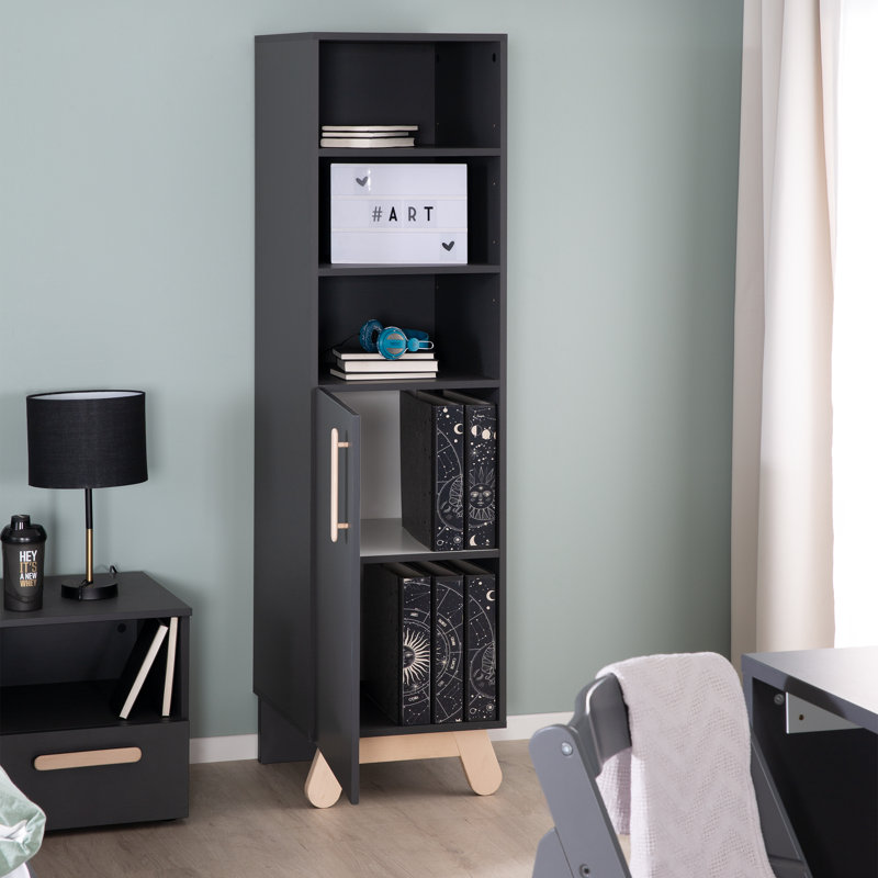 Jara 45Cm W Standard Kids Bookcase, Anthracite