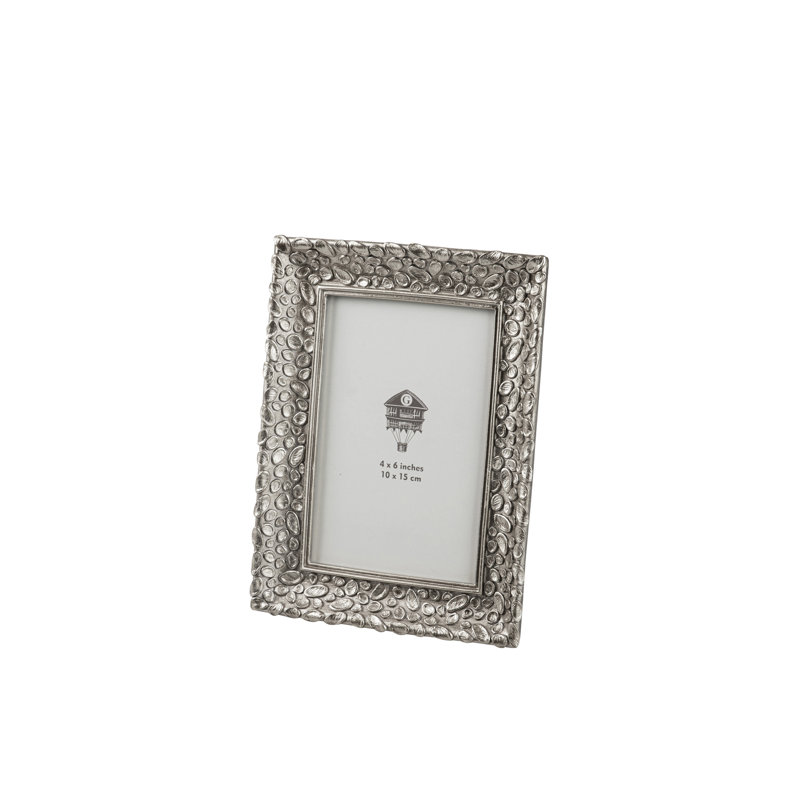 RESIN PHOTOFRAME, Silver, 13cm x 18cm