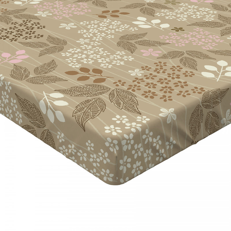 Microfiber Floral Fitted Sheet, Twin XL Fitted Sheet